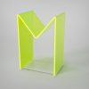 Anita Letters - Letras metacrilato - M - Verde fluor