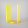 Anita Letters - Letras metacrilato - U - Amarillo fluor